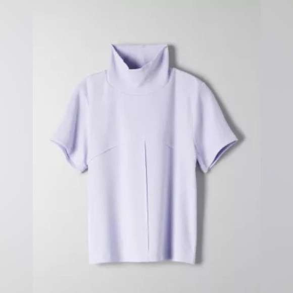Aritzia Wilfred Meline Mock Neck Crop Top (Size M) - Picture 1 of 12